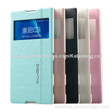 kalaideng newest phone case, Iceland Ii series cover bags view for sony xperia c3